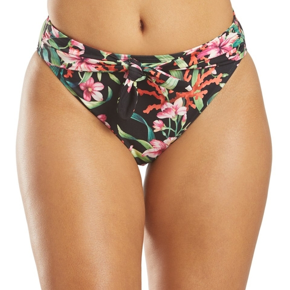 CARMEN MARC VALVO Tie Front Bikini Bottoms - Picture 5 of 6